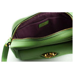 Versace Elegant Mint Green Leather Camera Case Bag Crossbody Bag Versace Dark Slate Gray