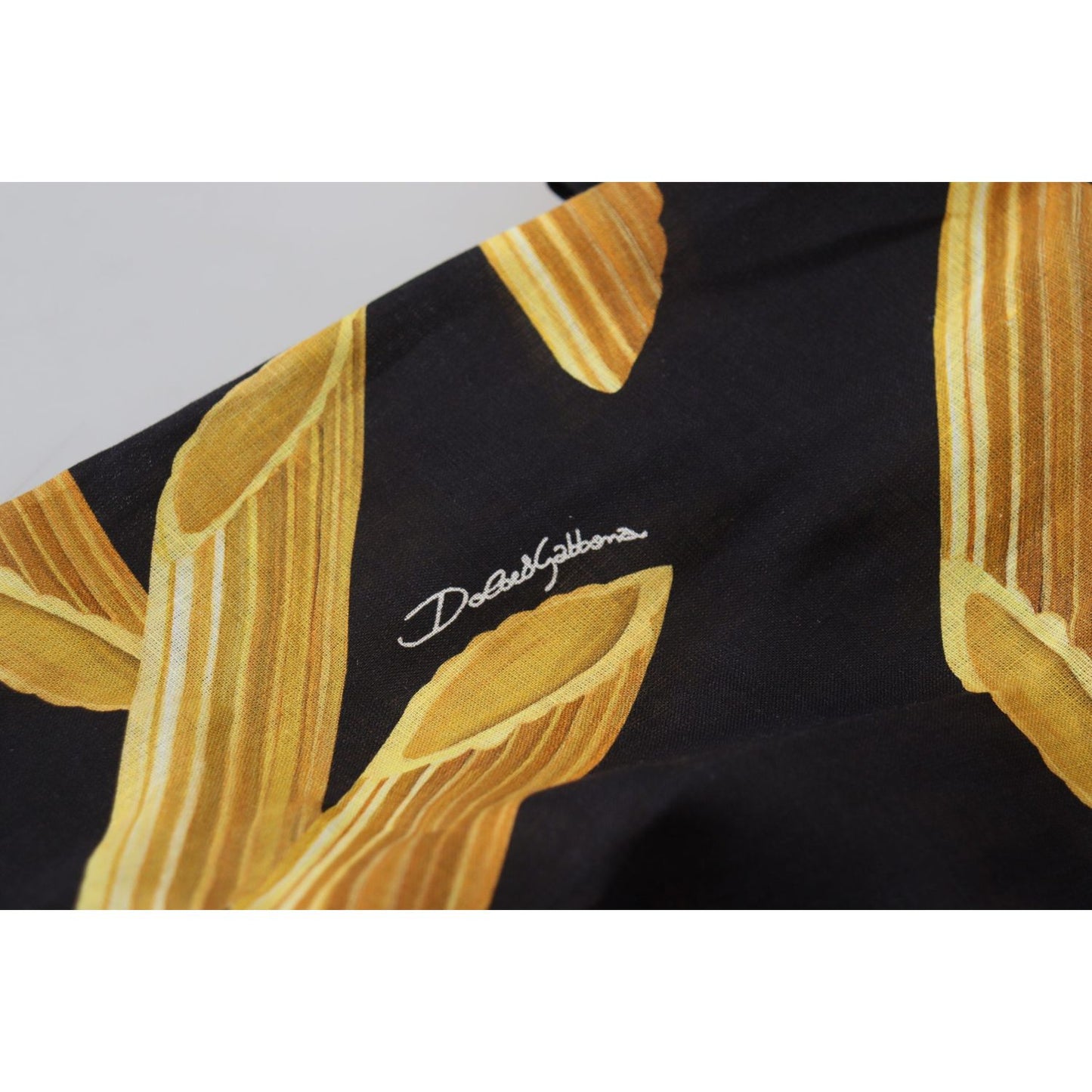 Dolce & Gabbana Black Casual Penne Rigate Linen Casual Shirt TSH83566- 41
