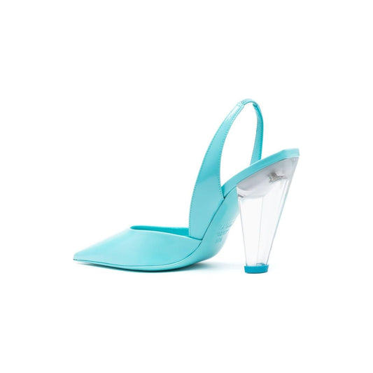3JUIN With Heel Clear Blue