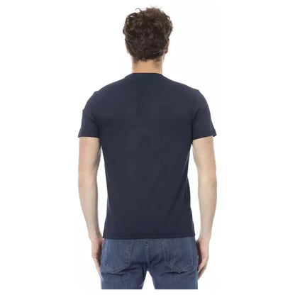 Baldinini Trend Blue Cotton Men T-Shirt