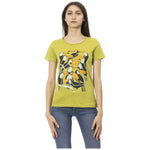Trussardi Action Green Cotton Women T-Shirt TR-23044-XS