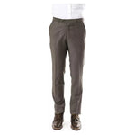 Uominitaliani Gray Wool Mens Pants Uominitaliani Dim Gray