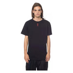 Nicolo Tonetto Black Cotton Men T-Shirt NI-12967-M