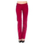 Ungaro Fever Red Cotton Women Pants Ungaro Fever Brown