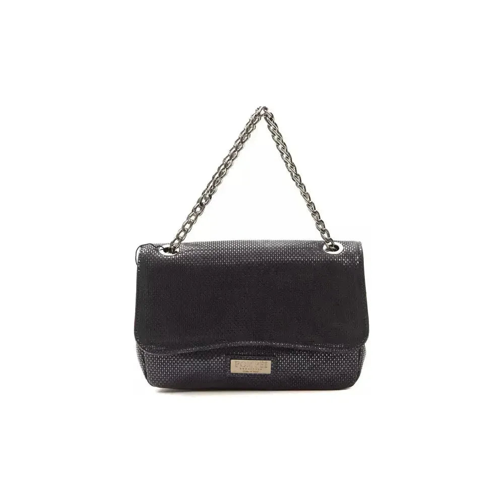 Pompei Donatella Blue Leather Women Crossbody Bag PO-5839
