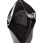 Pompei Donatella Gray Leather Women Shoulder Bag PO-5805