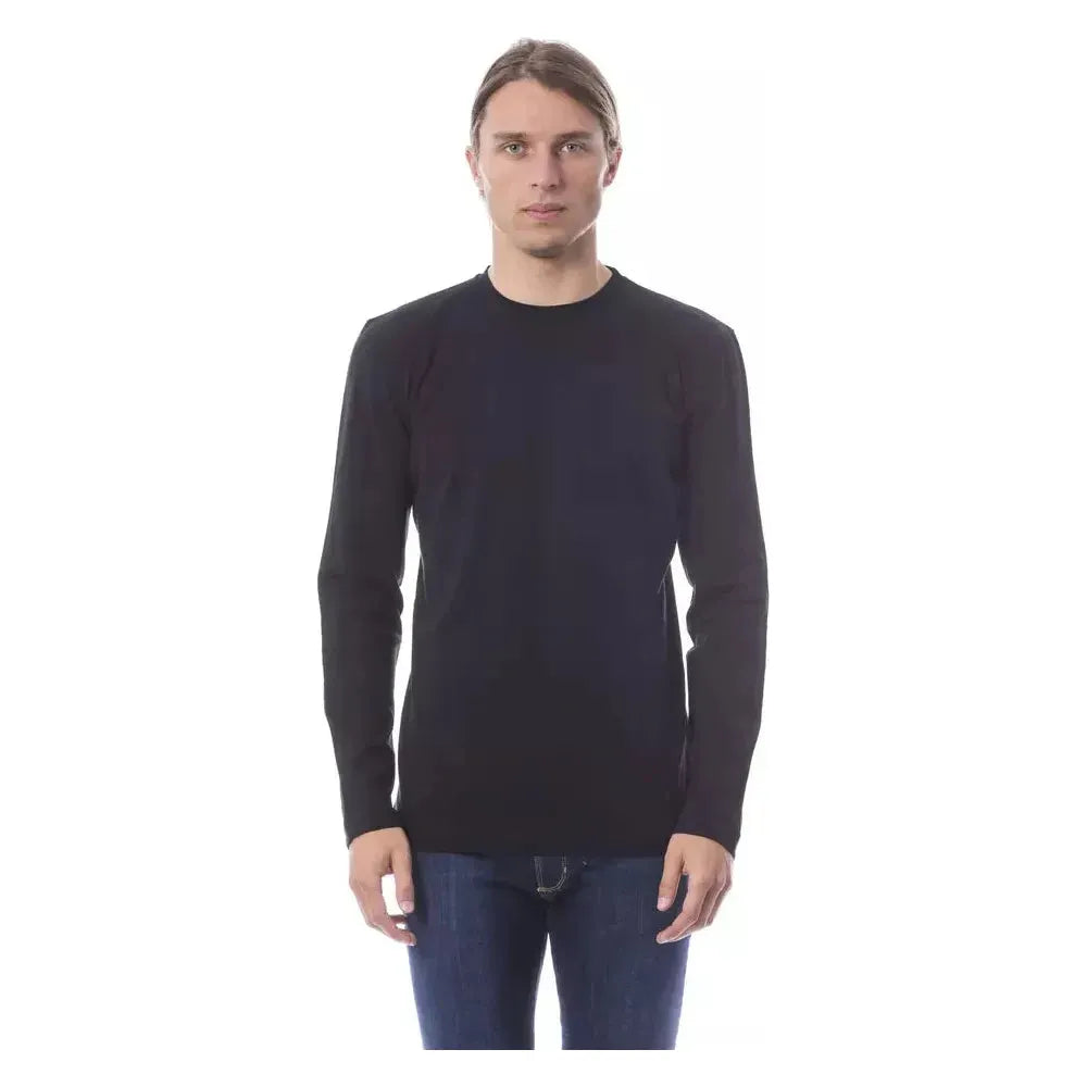 Verri Black Cotton Men T-Shirt VE-18311-XL