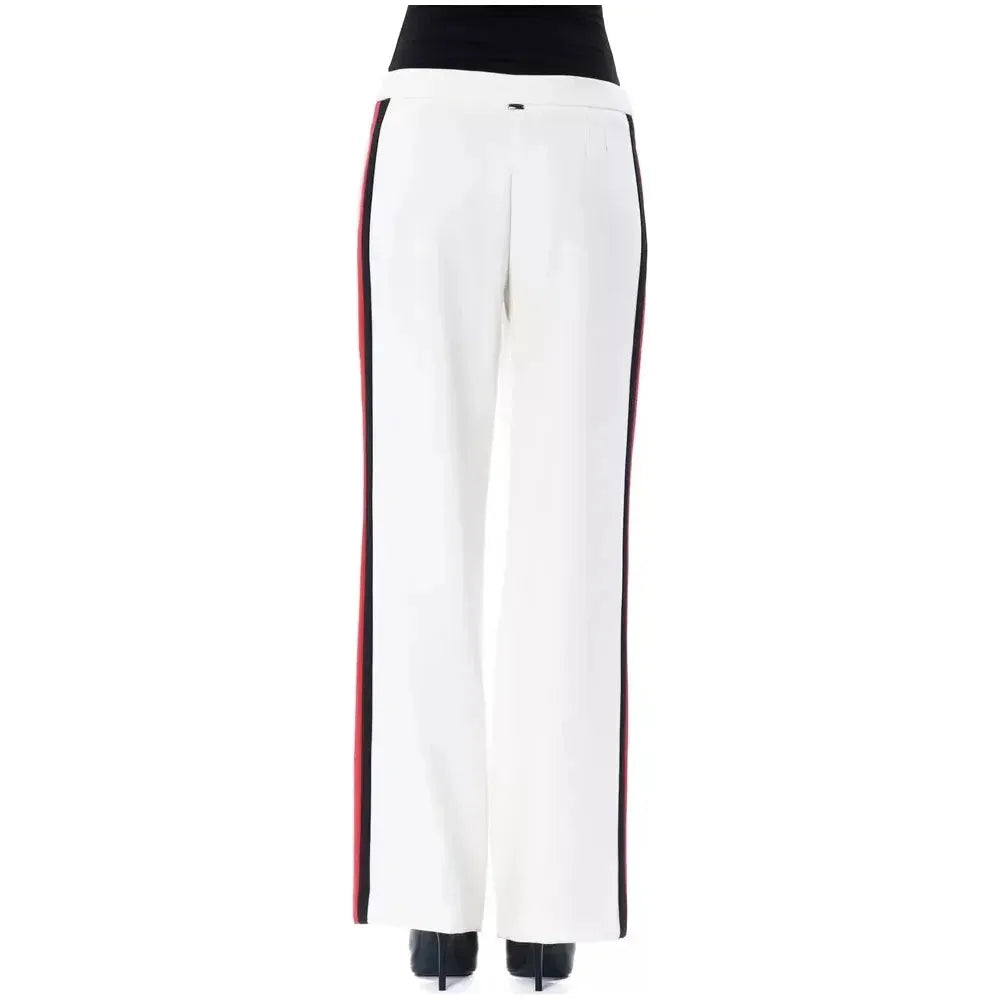 BYBLOS White Polyester Women Pants