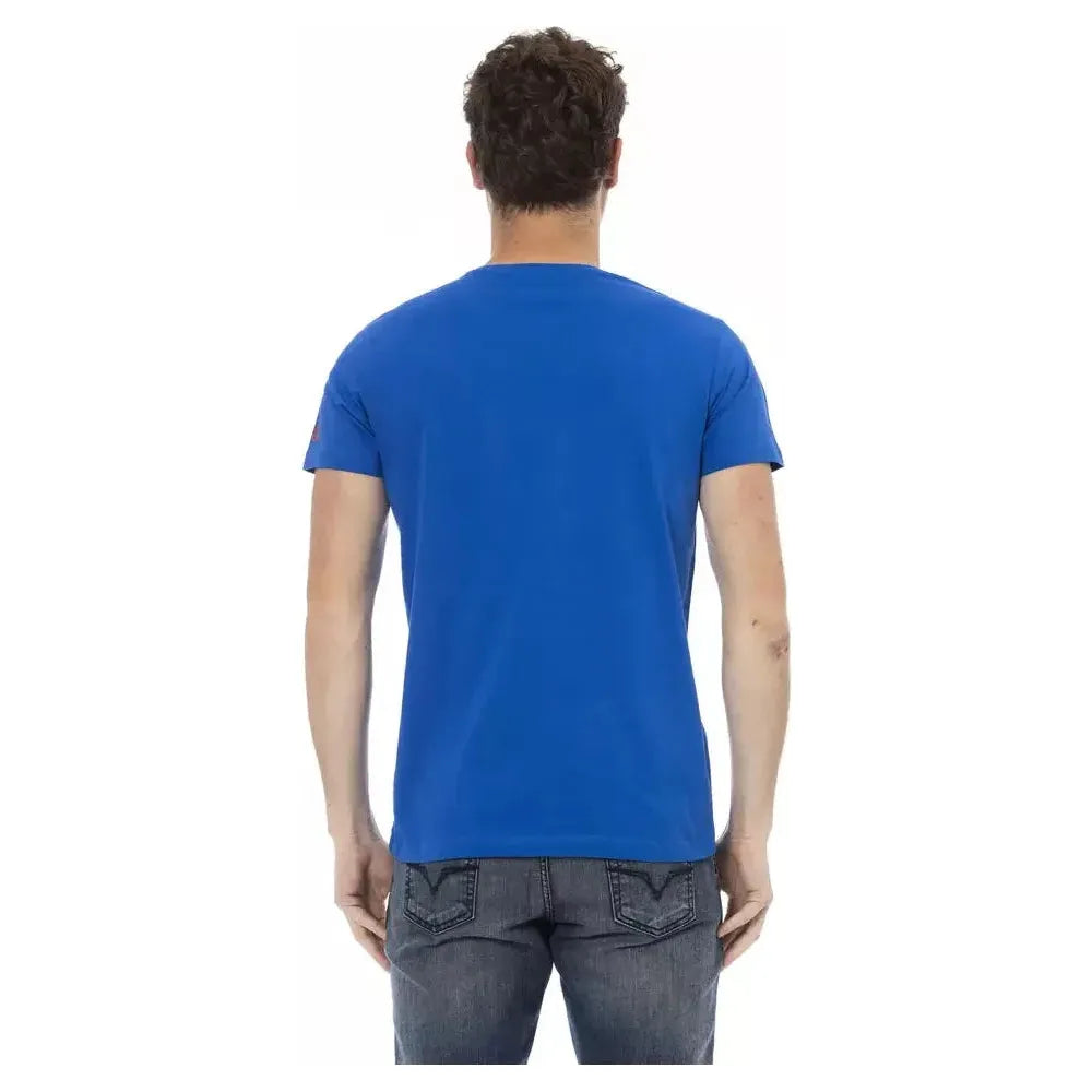 Trussardi Action Blue Cotton Men's T-Shirt