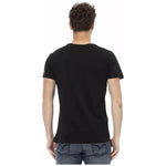 Trussardi Action Black Cotton Men T-Shirt TR-22757-M