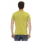 Trussardi Action Green Cotton Men T-Shirt TR-22732-S