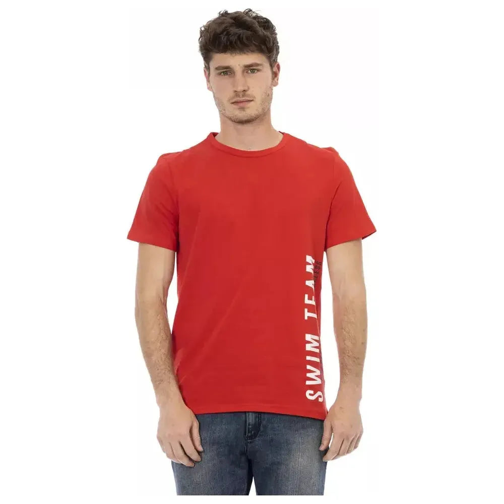 Bikkembergs Red Cotton Men T-Shirt