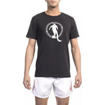 Bikkembergs Black Cotton Men T-Shirt BI-22053-M