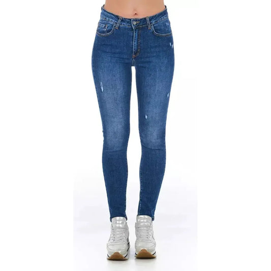 Frankie Morello Blue Denim Women's Jeans Frankie Morello Lavender