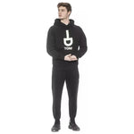 Tond Black Cotton Men Sweatshirt TO-20052-S