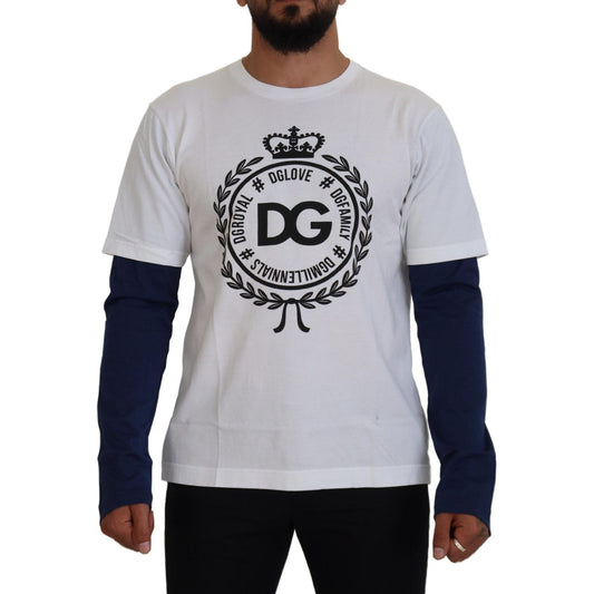 Dolce & Gabbana Elegant Crew-Neck Pullover Sweater Dolce & Gabbana Gray