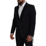Dolce & Gabbana Black MARTINI Slim Fit Jacket Blazer KOS2112- 50