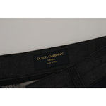 Dolce & Gabbana Black Silk Bandana Print Pants PAN73240 - 48