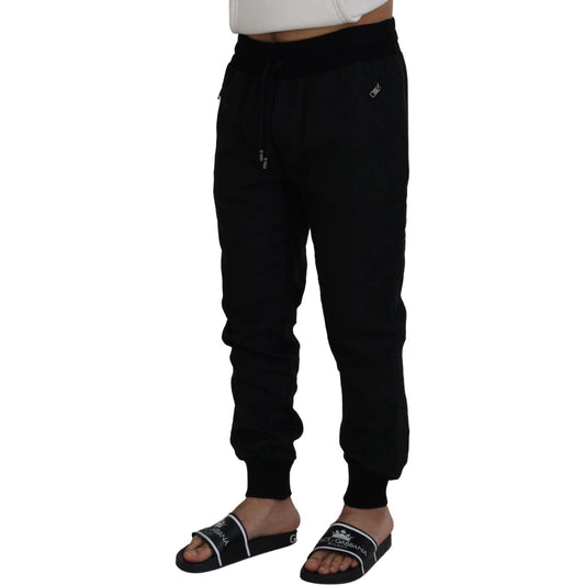 Dolce & Gabbana Elegant Black Jogger Pants for the Modern Man Dolce & Gabbana Black