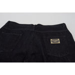 Dolce & Gabbana Black Washed Cotton Men Casual Denim Jeans PAN73375 - 48