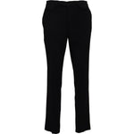 BENCIVENGA Black Cotton Straight Fit Men Formal Pants PAN71343 - 48