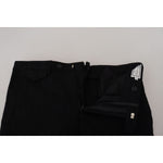 BENCIVENGA Black Cotton Straight Fit Men Formal Pants PAN71343 - 48