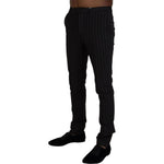 BENCIVENGA Black Stripes Viscose Dress Pants PAN74052 - 46