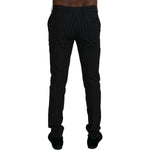 BENCIVENGA Black Stripes Viscose Dress Pants PAN74052 - 46