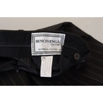 BENCIVENGA Black Stripes Viscose Dress Pants PAN74052 - 46