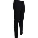 Domenico Tagliente Black Tapered Dress Formal Pants PAN74147 - 58