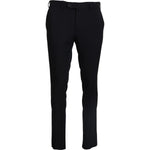 Domenico Tagliente Black Tapered Dress Formal Pants PAN74147 - 58