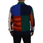 Dolce & Gabbana Multicolor Stripes Wool Pullover Sweater TSH83600 - 48