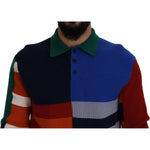 Dolce & Gabbana Multicolor Stripes Wool Pullover Sweater TSH83600 - 48