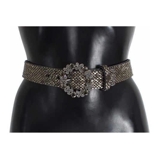 Dolce & Gabbana Swarovski Crystal Sequined Waist Belt Dolce & Gabbana Dark Slate Gray