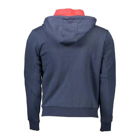 U.S. POLO ASSN. Chic Blue Hooded Zip Sweatshirt - Embroidered Detail U.S. POLO ASSN. Dark Slate Gray