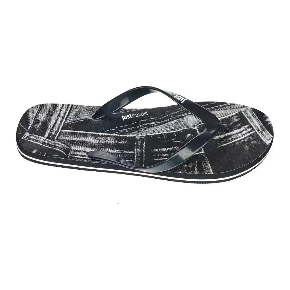 Just Cavalli Black EVA Men's Sandal