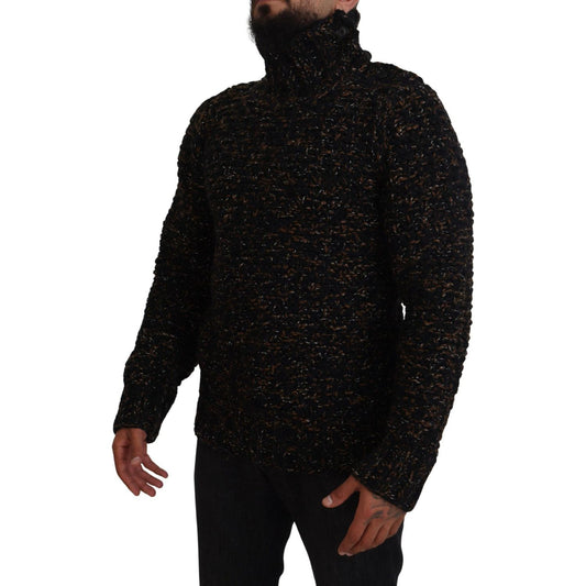 Dolce & Gabbana Elegant Turtleneck Sweater in Luxurious Wool Blend Dolce & Gabbana Black