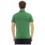 Baldinini Trend Green Cotton Men Polo BA-23744-3XL