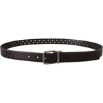 Dolce & Gabbana Elegant Dark Purple Leather Belt Dolce & Gabbana Dark Slate Gray