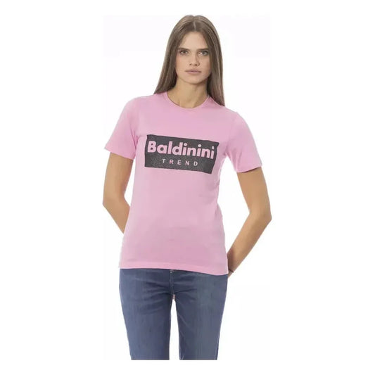 Baldinini Trend Multicolor Cotton Women Top Baldinini Trend Thistle