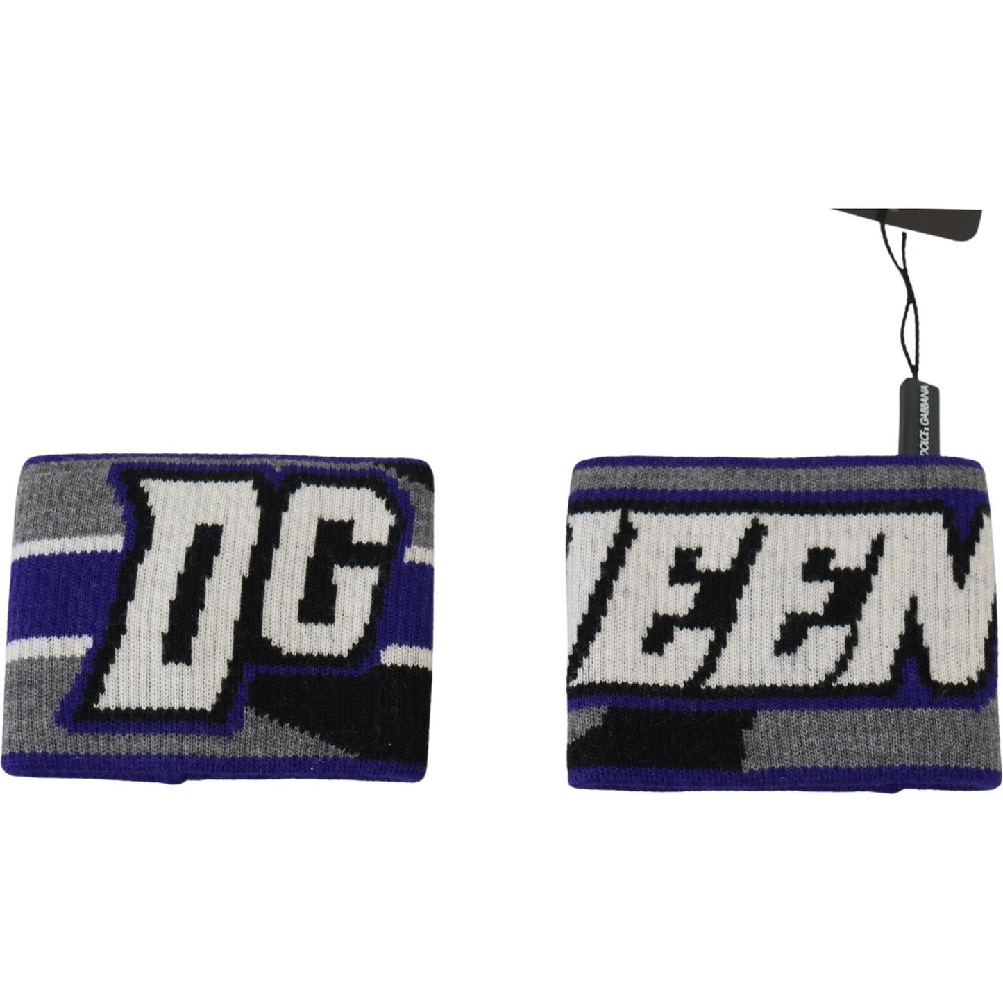 Dolce & Gabbana Purple Logo Two Piece Set Wristband