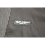 Dolce & Gabbana Elegant Gray Wool Formal Vest Dolce & Gabbana Dim Gray