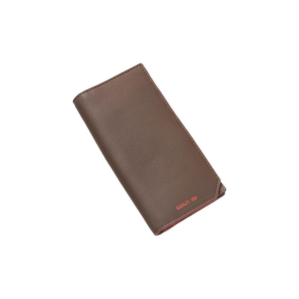 Cerruti 1881 Brown Calfskin Men Wallet