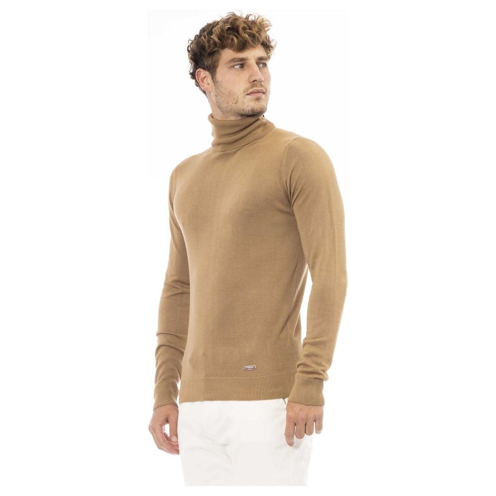 Baldinini Trend Beige Modal Men Sweater