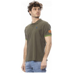 Invicta Green Cotton Men Polo Shirt IN-24066-S