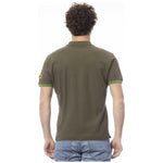 Invicta Green Cotton Men Polo Shirt IN-24066-S
