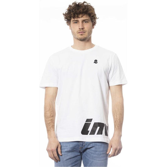 Invicta White Cotton Men T-Shirt Invicta White Smoke