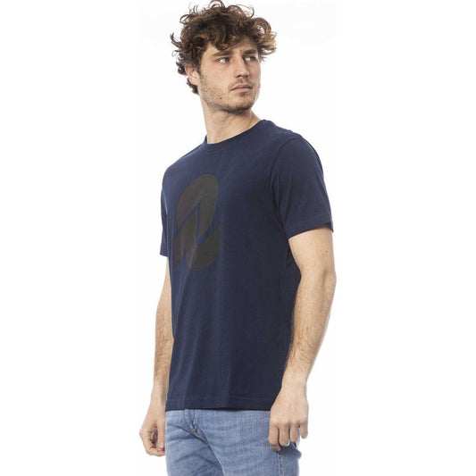 Invicta Blue Cotton Men T-Shirt Invicta Dark Slate Gray