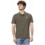 Invicta Green Cotton Men Polo Shirt IN-24055-S