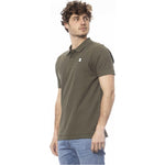 Invicta Green Cotton Men Polo Shirt IN-24055-S